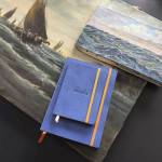 Rhodia Softcover Notebook - Medium - Sapphire Blue - Dotted - Picture 1